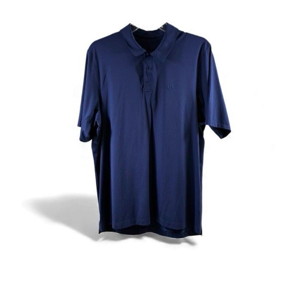 Lululemon Short Sleeve Polo in Royal Blue Size XXL